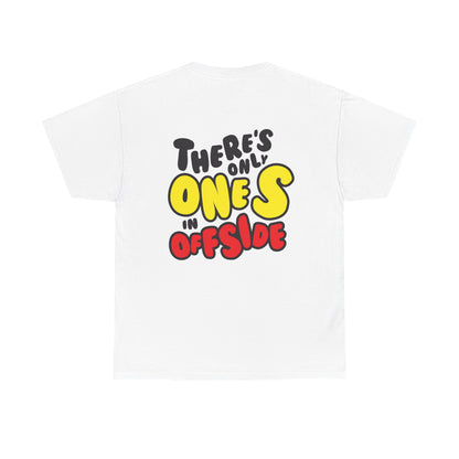 Unisex Graphic Tee “OFFSIDE Shut Up Already-There’s Only One S in OFFSIDE”
